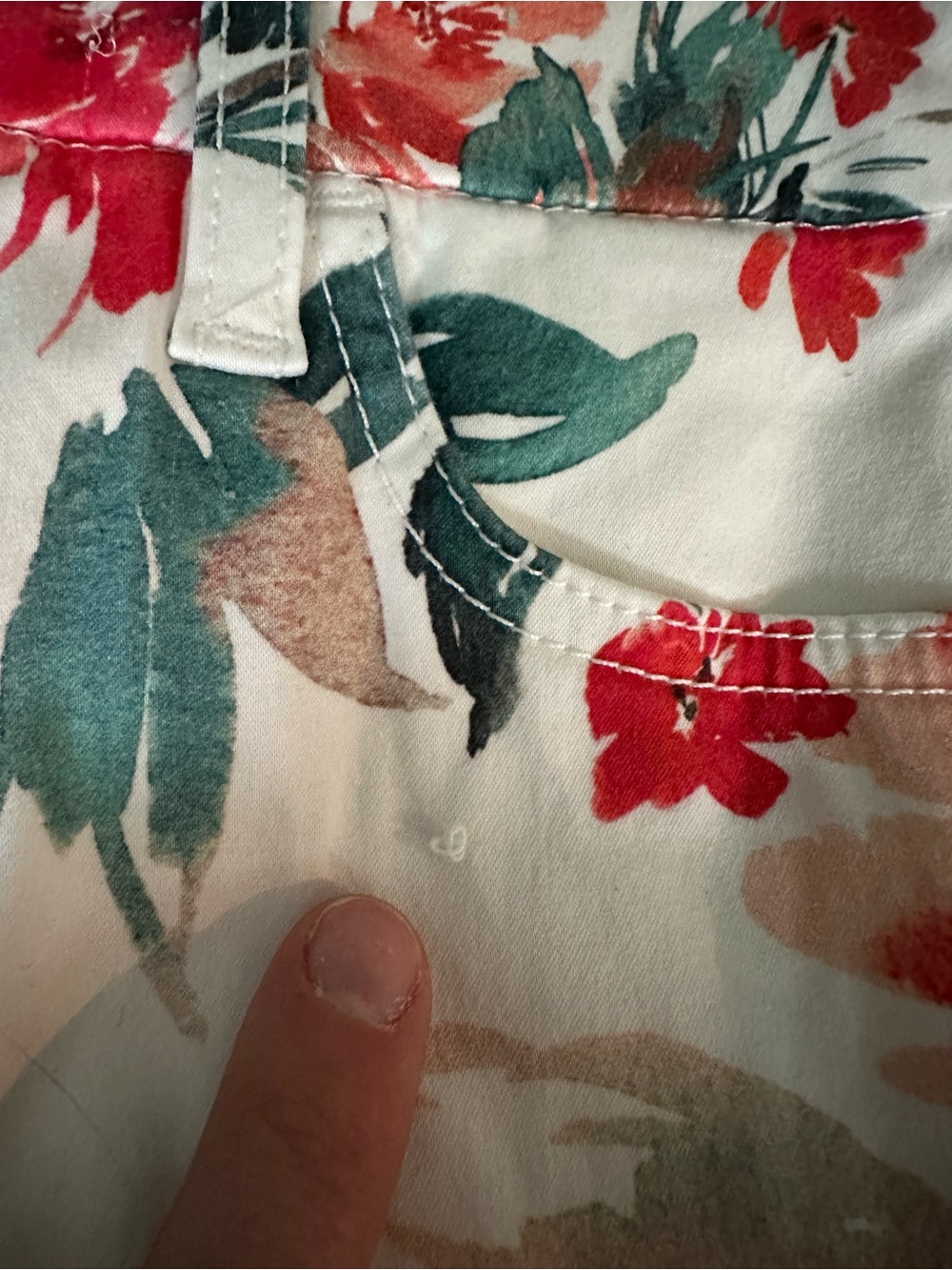 Skinny Floral Print Jeans - Picture 3 of 5
